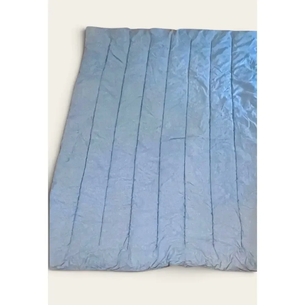 Vintage Ralph Lauren Comforter Twin Cottagecore Blue Denim-Look Cotton Made USA